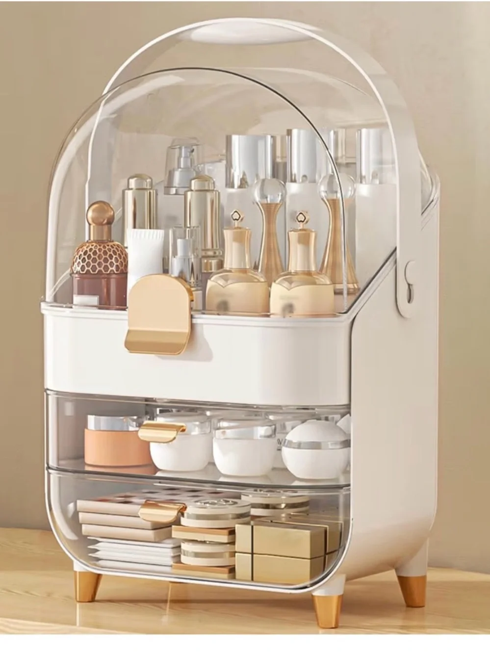 🆕 Anylady Makeup Organizer Countertop, /Skincare Holder